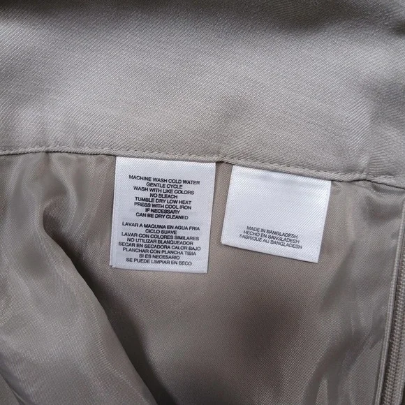 Evan-Picone Black Label Skirt Suit Womens Jacket 8 Skirt 6 Beige 2 Piece Career - Picture 9 of 11
